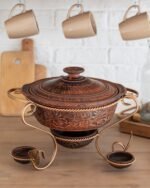 Садж "Жаровня з соусниками" 3 л - Зображення 2