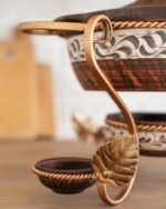 Садж "Жаровня з соусниками ангоб" 3 л - Зображення 2