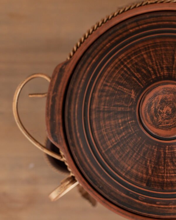 Садж "Жаровня з соусниками ангоб" 3 л - Зображення 5