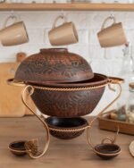 Садж "Макітра з соусниками" 3,5 л - Зображення 6