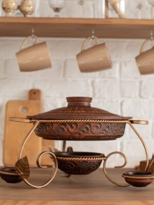 Садж "Сковорідка з соусниками" 1,8 л