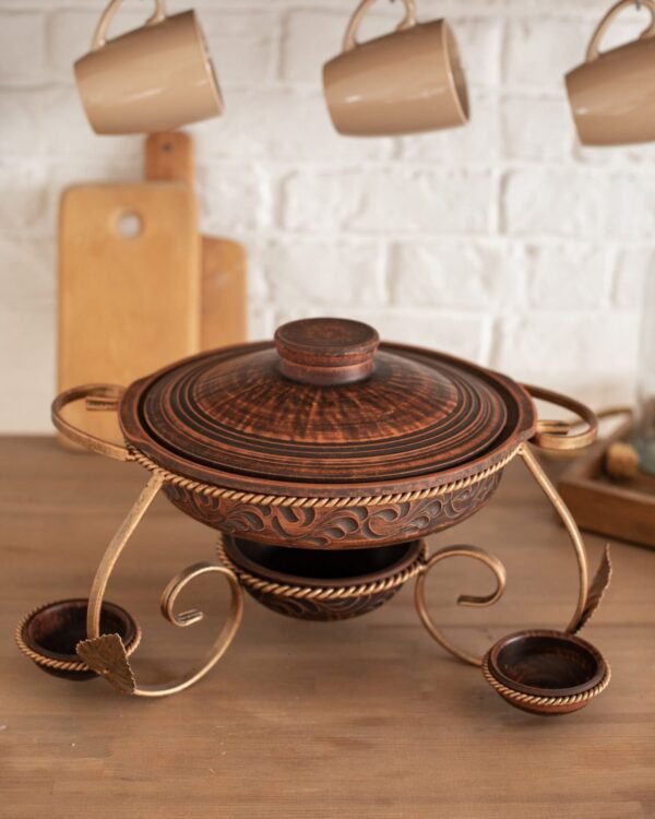 Садж "Сковорідка з соусниками" 1,8 л - Зображення 5