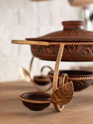 Садж "Сковорідка з соусниками" 1,8 л