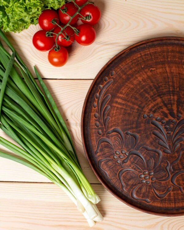 Тарілка плоска "квіточка" 25 см - Зображення 3