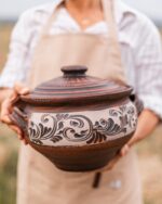 Супник різьблений (ангоб) 5 л