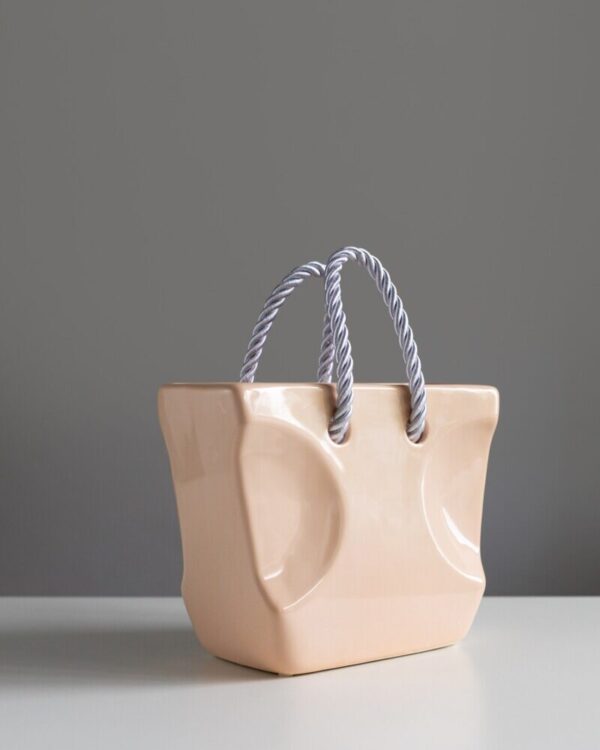 Ваза “Сумочка” беж - Зображення 5