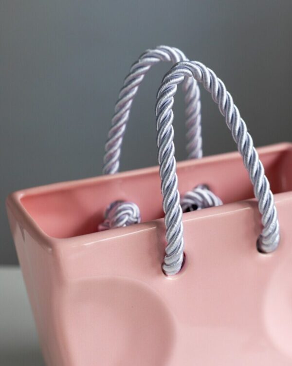 Ваза “Сумочка” рожева - Зображення 2