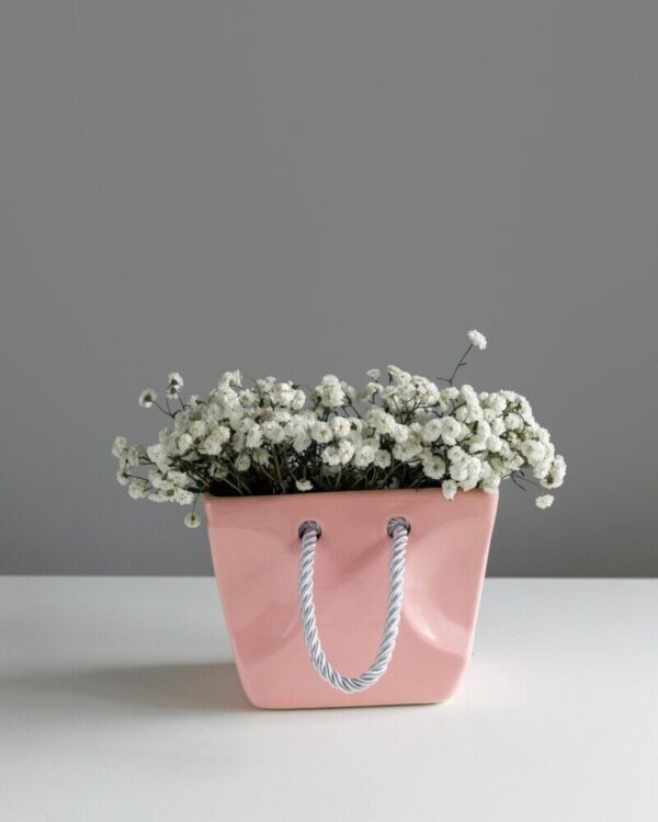 Ваза “Сумочка” рожева - Зображення 5