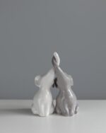 Пара слонів (білий + сірий)