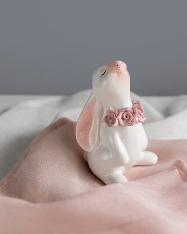 Статуетка "Зайчик з трояндами" - Зображення 4