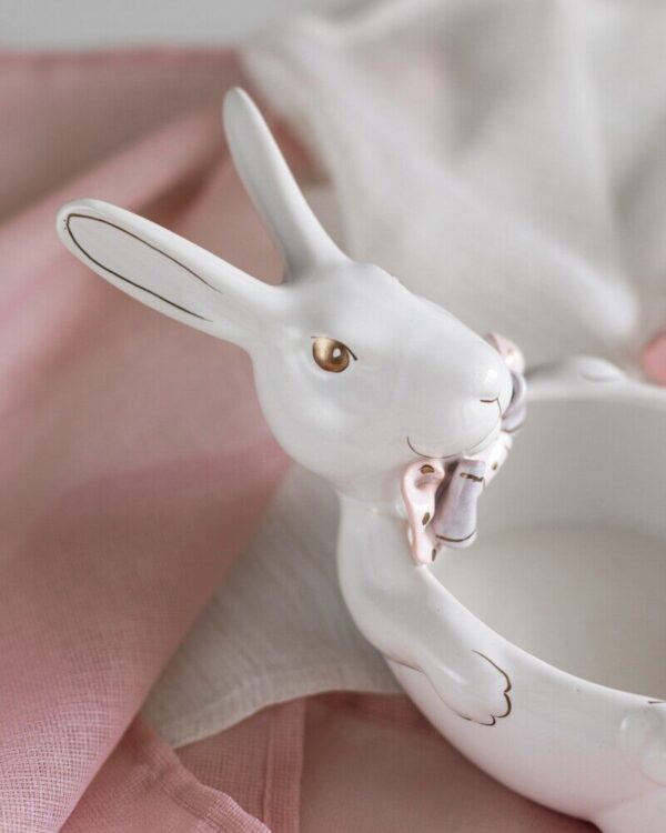 Цукерниця “Кролик” білий - Зображення 2