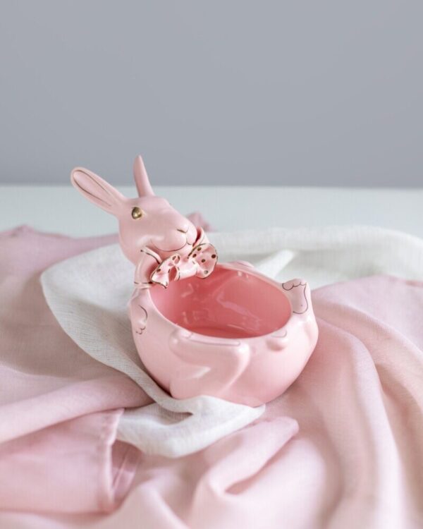 Цукерниця "Кролик" рожевий - Зображення 4