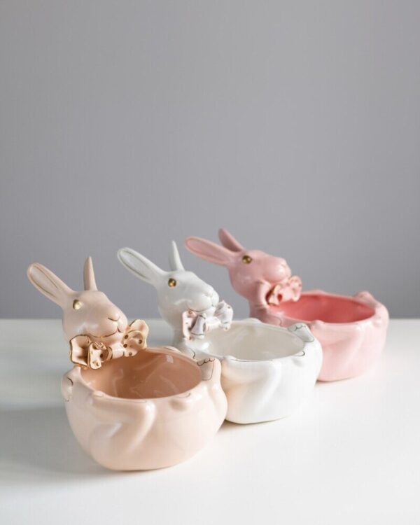 Цукерниця “Кролик” бежевий - Зображення 2