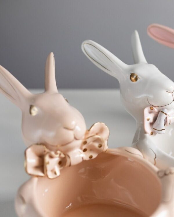 Цукерниця “Кролик” бежевий - Зображення 3