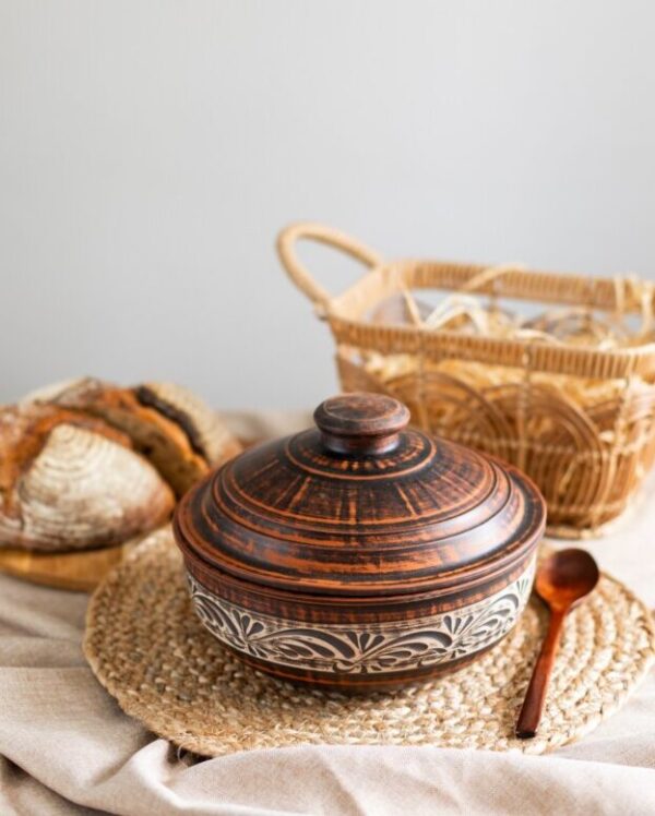 Жаровня середня 2,3 л (ангоб) - Зображення 4