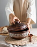 Жаровня середня 2,3 л (ангоб)