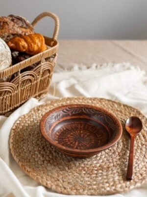 Тарілка глибока 0,6 л (різьблена)