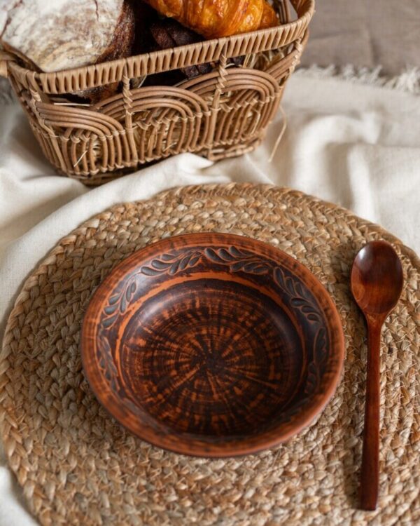 Тарілка глибока 0,6 л (різьблена) - Зображення 3