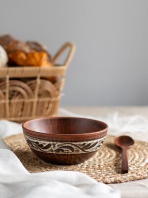 Миска глибока 0,8 л (ангоб)