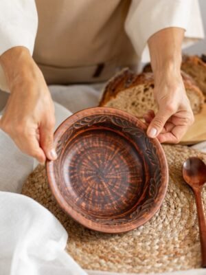 Тарілка глибока 0,6 л (різьблена)