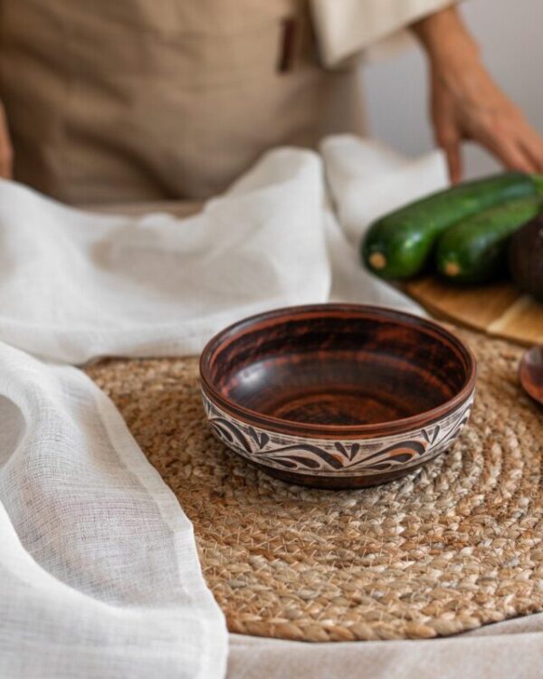 Миска дніпровська 650 мл (ангоб) - Зображення 2