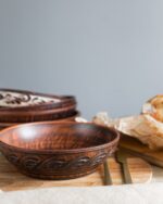 Салатник із червоної глини 1,4 л - Зображення 3