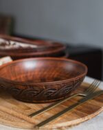 Салатник із червоної глини 1,4 л - Зображення 5