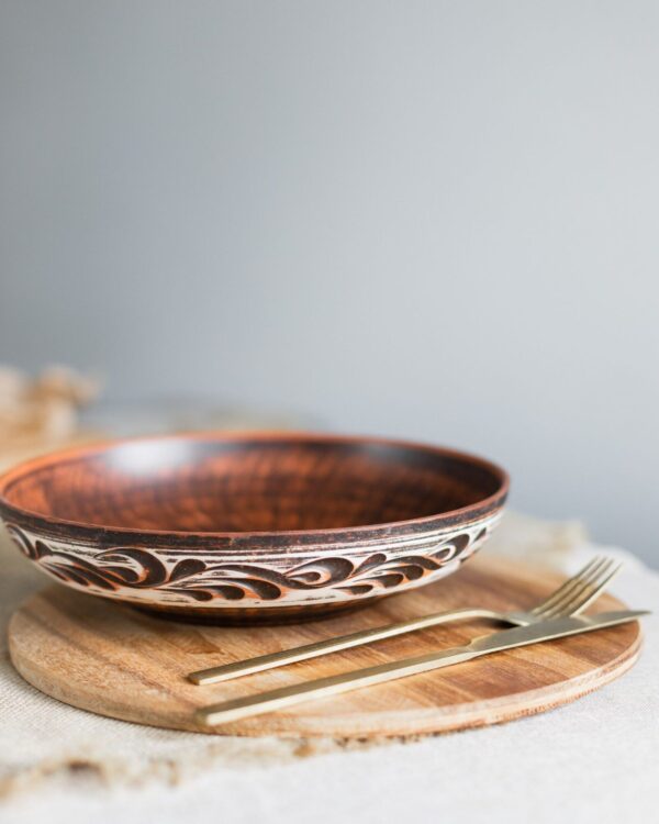 Миска для вареників 1.4 л (ангоб) - Зображення 3