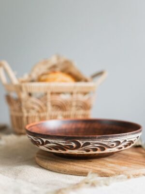 Миска для вареників 1.4 л (ангоб)