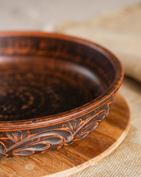 Млинниця із червоної глини 27 см - Зображення 2