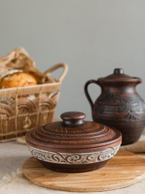 Жаровня мала 1,4 л (ангоб)