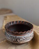 Макітра гончарна велика (ангоб) 3 л - Зображення 4