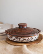 Сковорода з ручками (Ангоб) діаметр 29 см