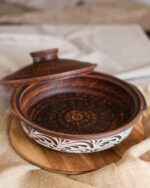 Сковорода з ручками (Ангоб) діаметр 29 см - Зображення 4