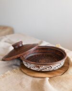 Сковорода з ручками (Ангоб) діаметр 29 см - Зображення 2