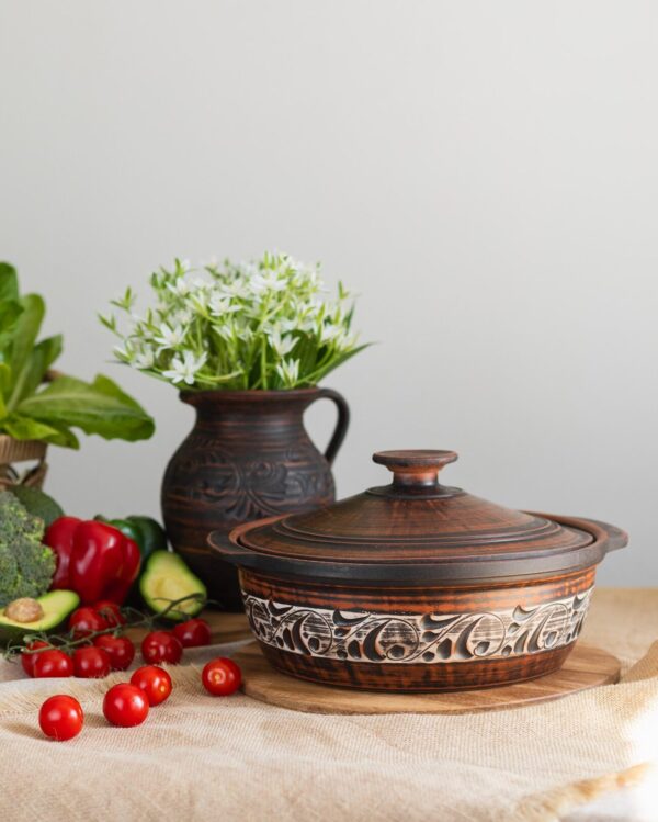 Сковорода глибока 3 л (ангоб) - Зображення 4