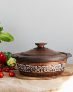 Сковорода глибока 3 л (ангоб)