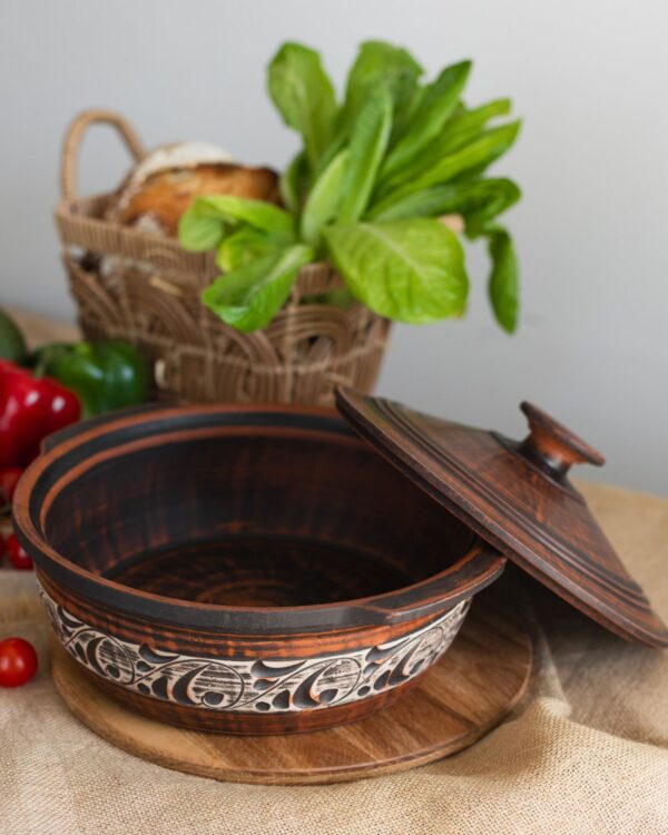 Сковорода глибока 3 л (ангоб) - Зображення 3