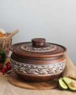 Шашличниця гончарна (ангоб) 6 л