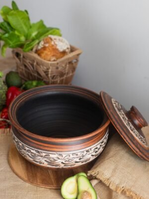 Шашличниця гончарна (ангоб) 6 л