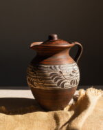 Глечик різьблений 1,3 л ангоб