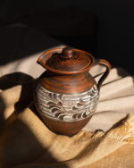 Глечик різьблений 1,3 л ангоб - Зображення 3