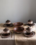 Горщик різьблений ангоб 500 мл - Зображення 3