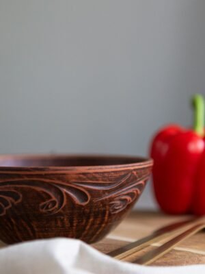 Миска глибока різьблена 0,8 л