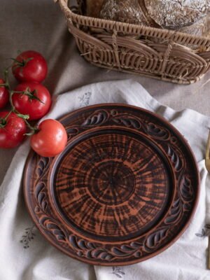 Тарілка плоска "вьюнок" 25 см