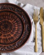 Тарілка плоска "в'юнок" 25 см - Зображення 3