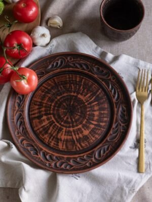 Тарілка плоска "вьюнок" 25 см