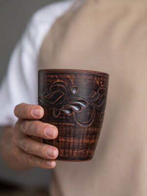 Склянка різьблена 350 мл