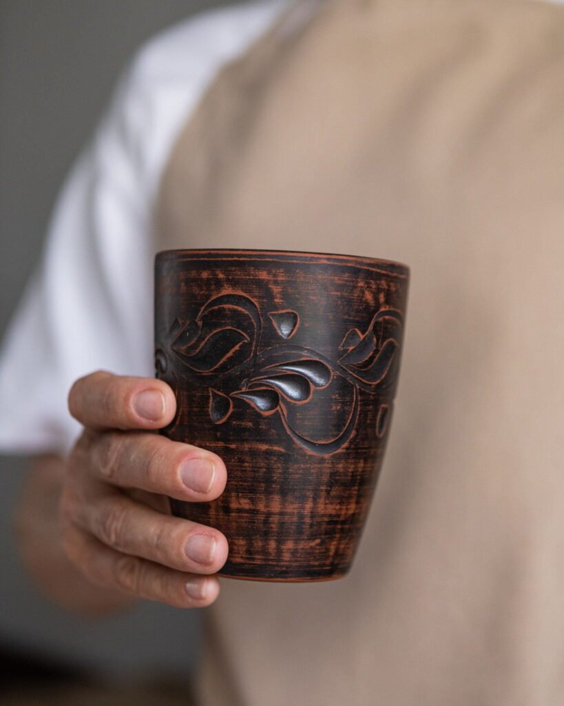 Склянка різьблена 350 мл