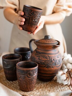 Набір "Глек 2.2 л+4 склянки 0.35 л"